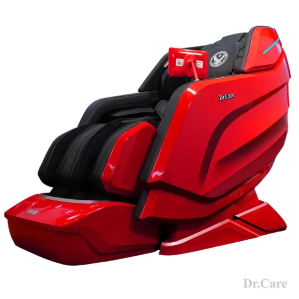 dr-xr 966 red exterior with black interior full body massage chair