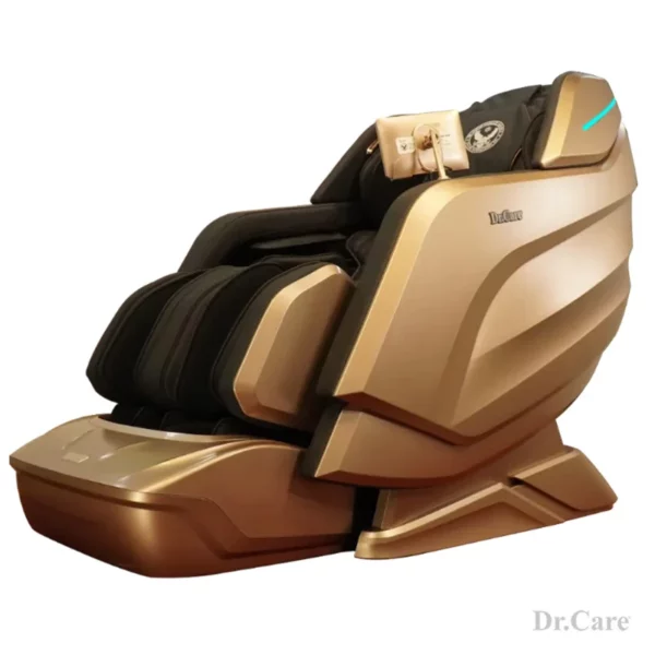 dr-xr 966 gold exterior with brown interior full body massage chair