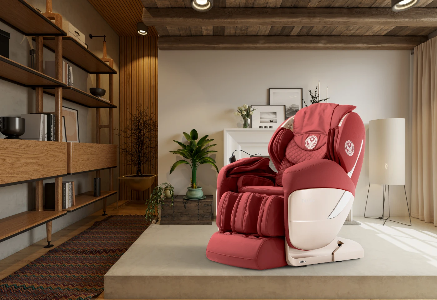 Massage best sale chair red